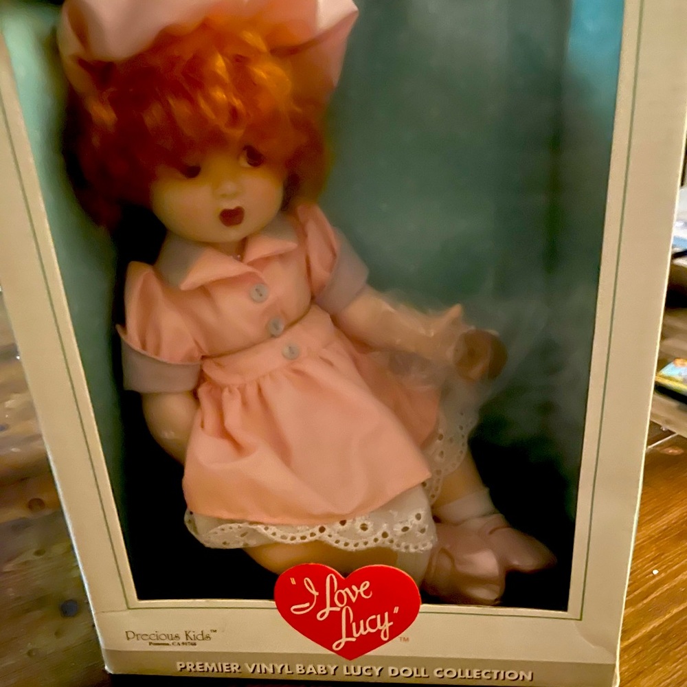 Precious kids “ I love Lucy” infant doll